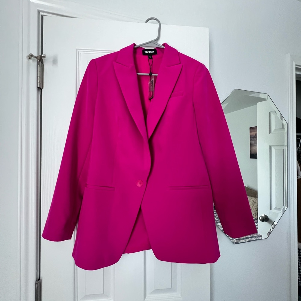 Express Women's Fuchsia Blazer